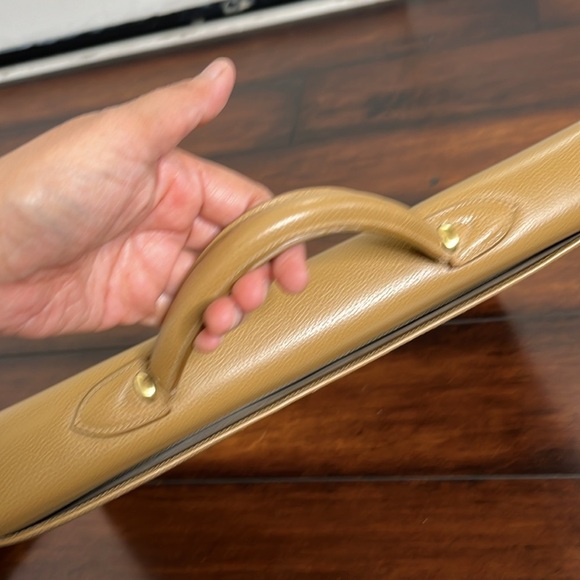 COACH CARAMEL CLASSIC MADISON DRAKE PINNACLE BRIEFCASE BAG MADE IN ITALY… - Picture 10 of 17